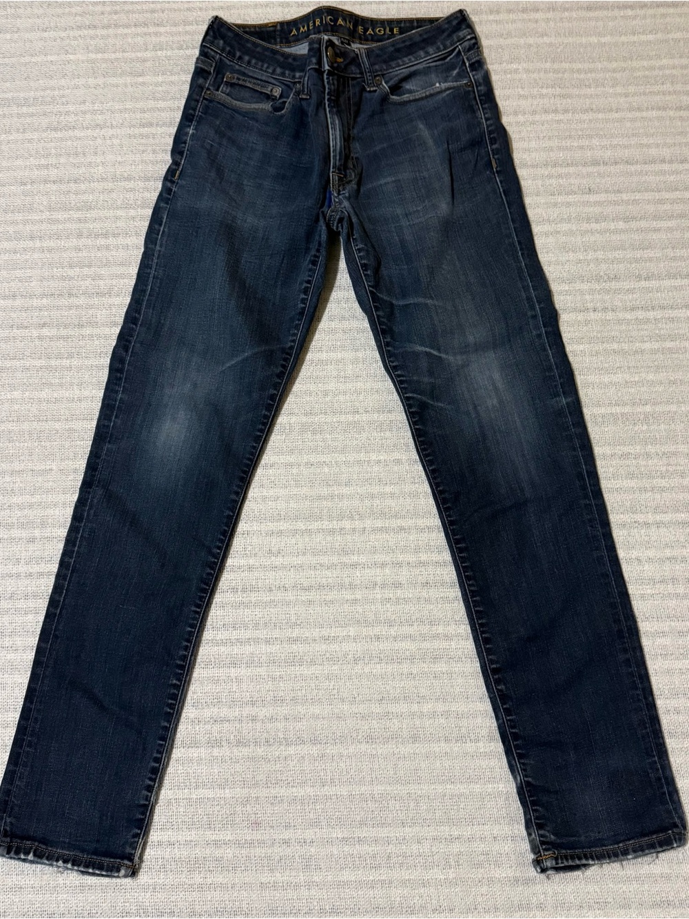 American Eagle Outfitters Dark Blue Slim Straight Jeans Men's Sz 30x32